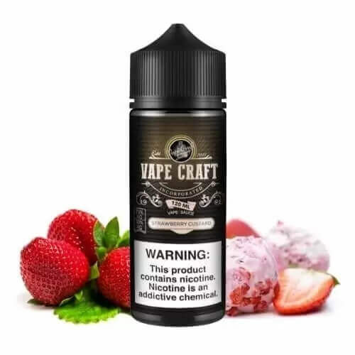 Strawberry Custard - Vape Craft Inc E Liquid background